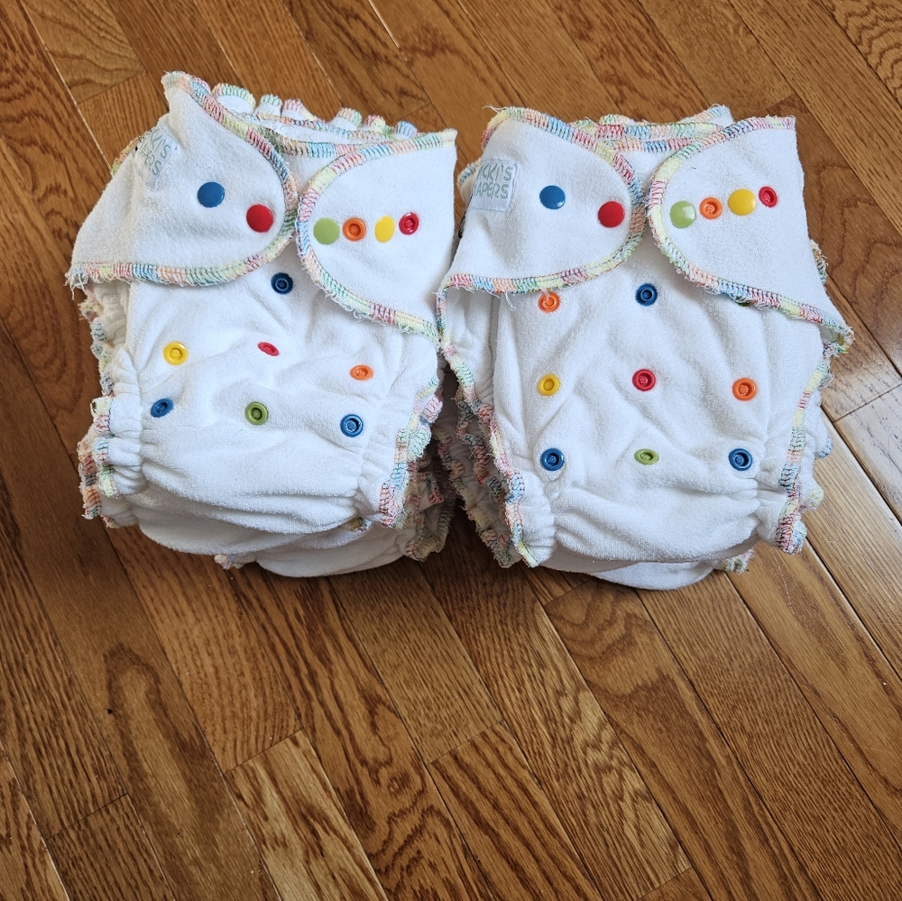 Nicki's Diapers cloth diapers PLUS diaper covers bundle